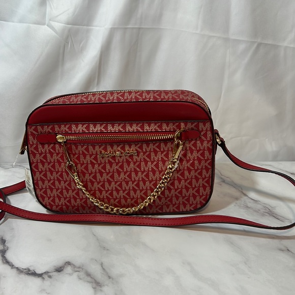 NWT Michael Kors Jet Set Crossbody - Picture 1 of 7